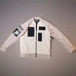 FIVE BY FIVE MASTERPIECE Men's Sherpa Zip‎ Fleece Jacket Medium
